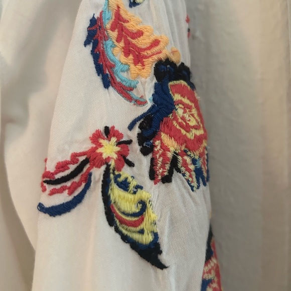 SUNDANCE CATALOG BEAUTIFUL EMBROIDERED MIDI DRESS M - Picture 4 of 6